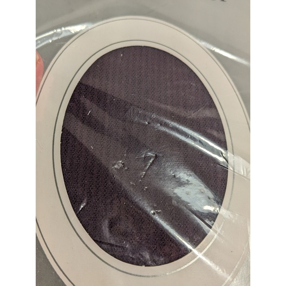 Christian Dior Tailorette 4369 Plum Violet Pin Stripe Texture Tights Size 2 NEW - Picture 2 of 12